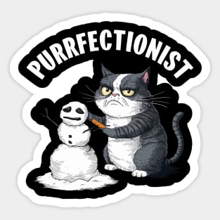 Purrfectionist Sticker